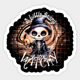 A Little Scary Witchy- Boy Sticker
